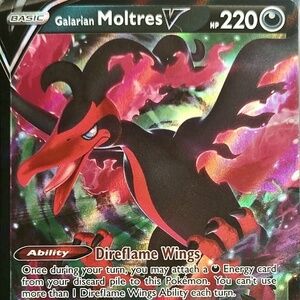 Galarian Moltres V 097/198 Ultra Rare - 2021 Pokemon Chilling Reign NM